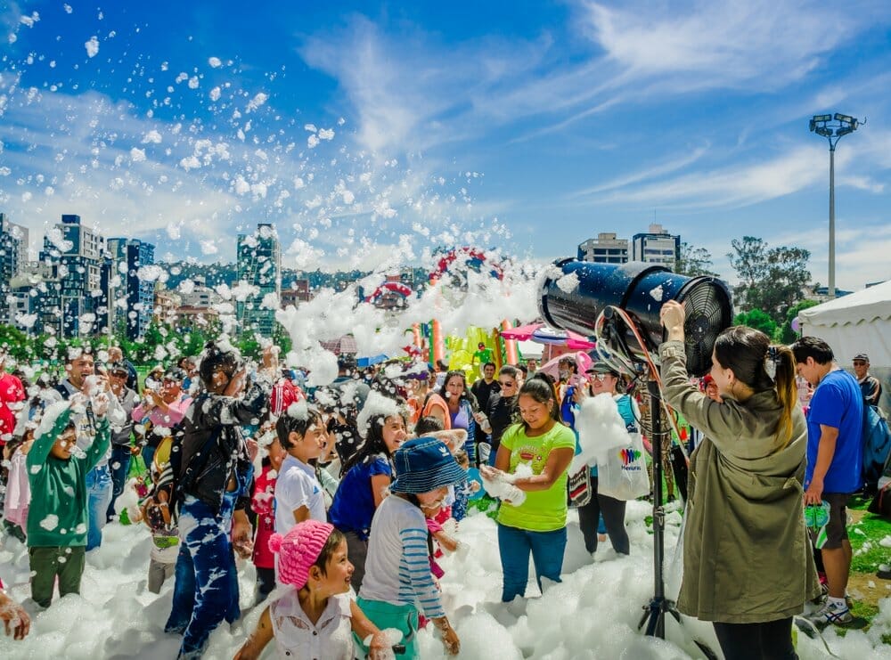 Kids Foam Birthday Party in Los Angeles and Orange County